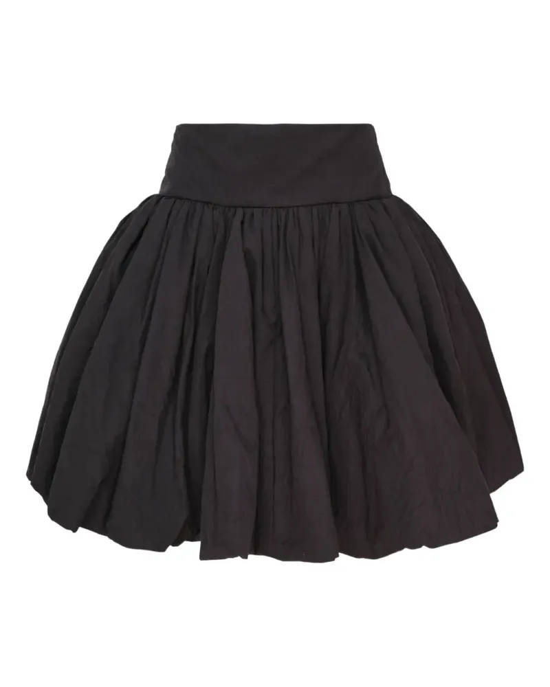pushBUTTON balloon volume mini skirt - Schwarz Schwarz