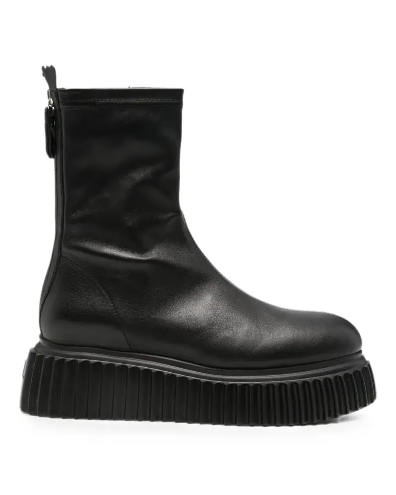 Attilio Giusti Leombruni platform-heel ankle boots - Schwarz Schwarz