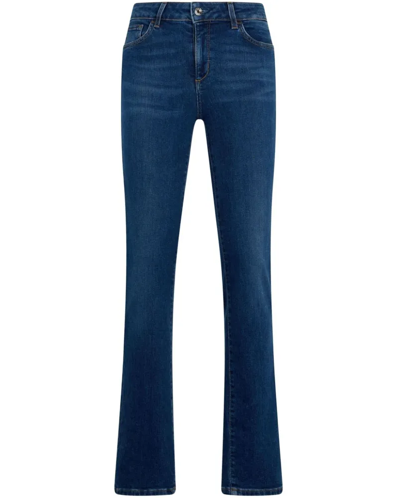 Liu Jo Slim-Fit-Jeans mit Strass - Blau Blau
