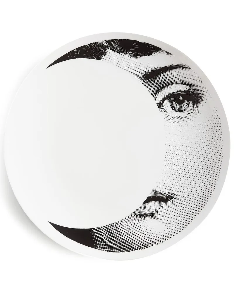 Fornasetti Tema e Variazioni n.39 Wandteller - Weiß Weiß