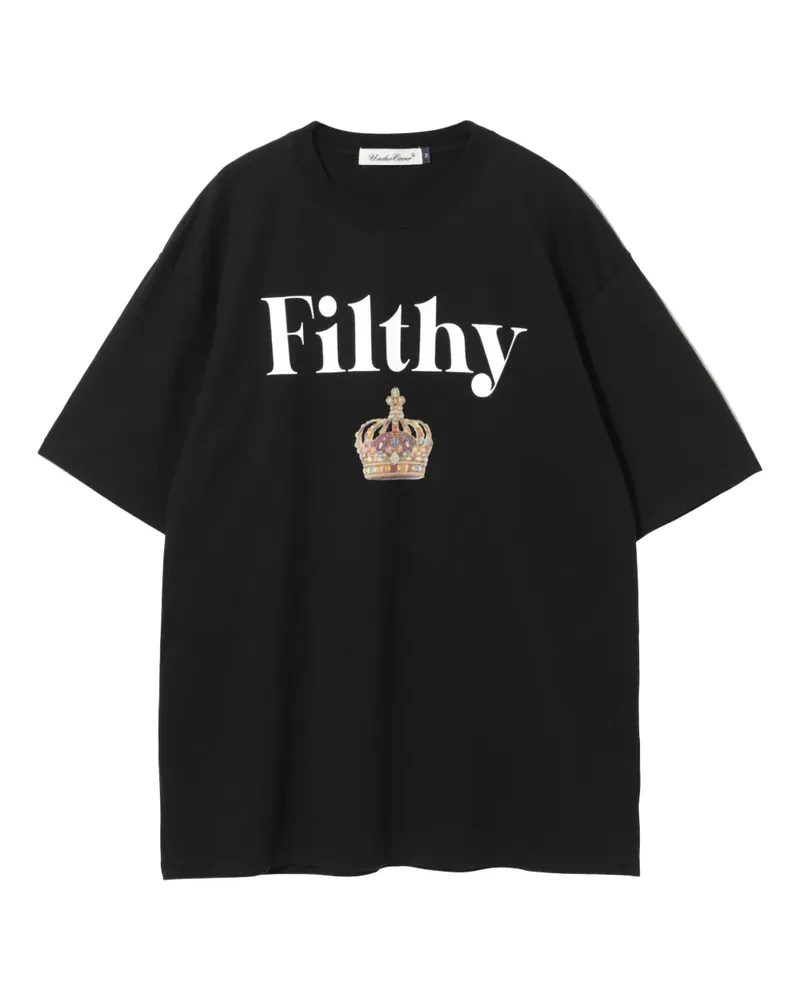 Undercover T-Shirt mit grafischem Print - Schwarz Schwarz