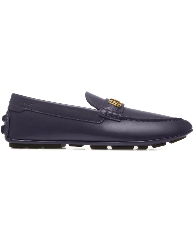 Bally Loafer mit Kroko-Effekt - Blau Blau
