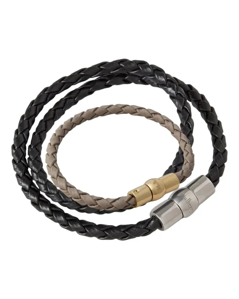 Mulberry Iris woven leather bracelet - Nude Nude