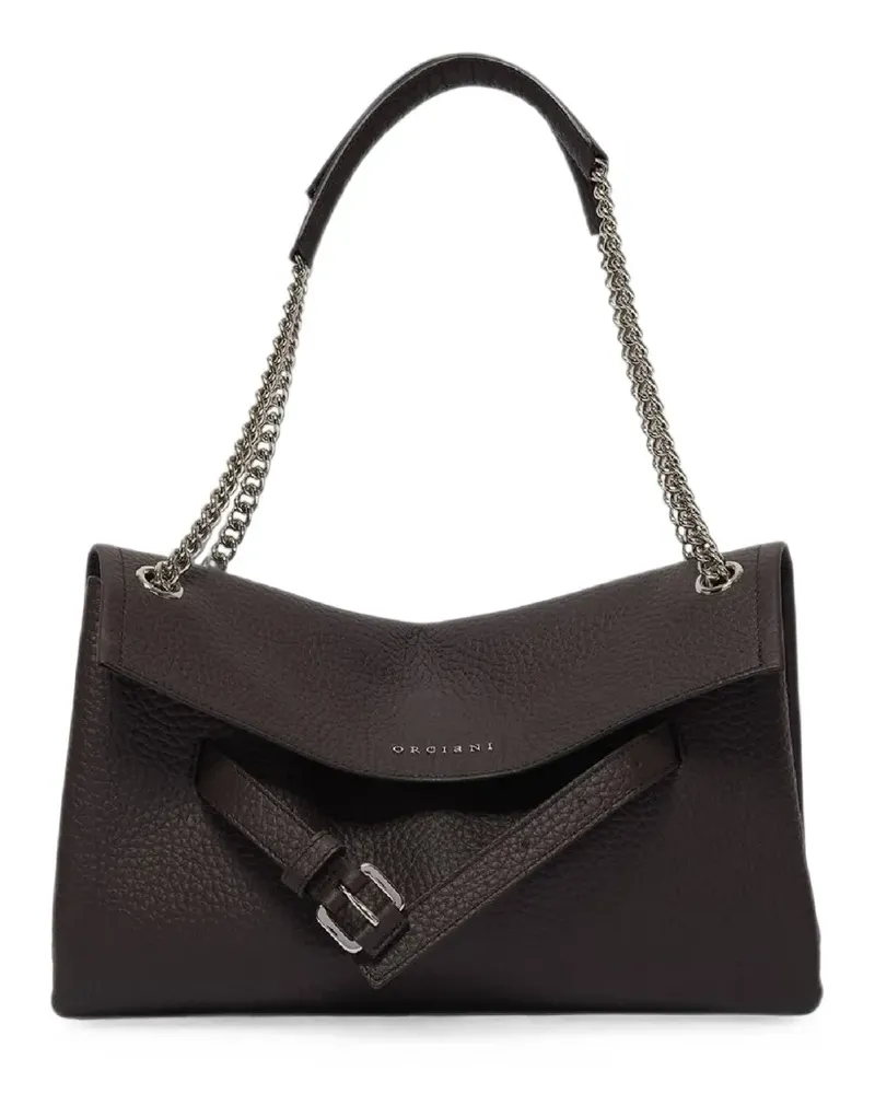 Orciani Kleine Venus Soft Schultertasche - Braun Braun