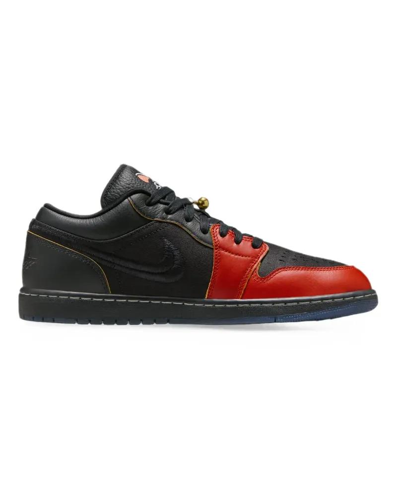 Jordan Air  1 Low SE Lucky Cat Sneakers - Schwarz Schwarz