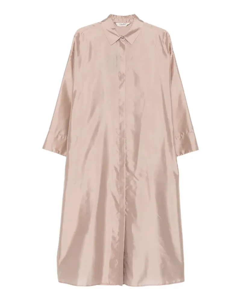 Max Mara Manna collared dress - Nude Nude