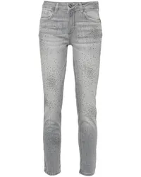 Liu Jo Skinny-Jeans mit Strass Grau