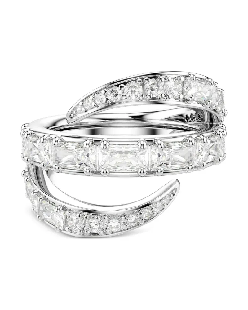 Swarovski Vienna Swan Ring mit Schliff - Silber Silber