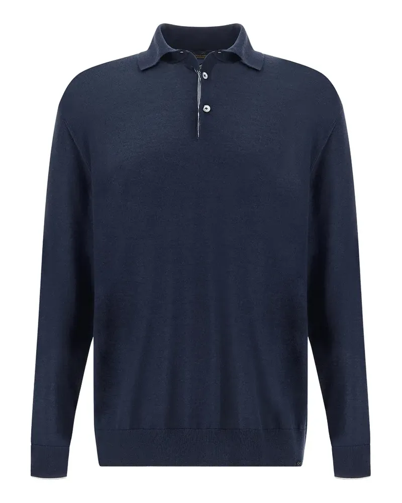 Paul & Shark buttoned polo shirt - Blau Blau