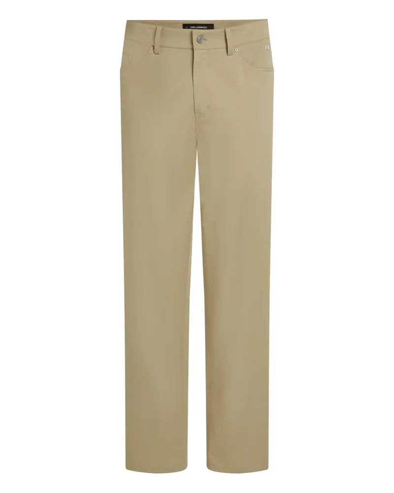 Karl Lagerfeld Chino mit geradem Bein - Nude Nude