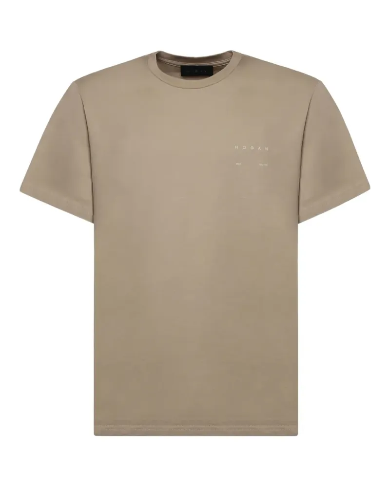 Hogan round-neck T-shirt - Nude Nude