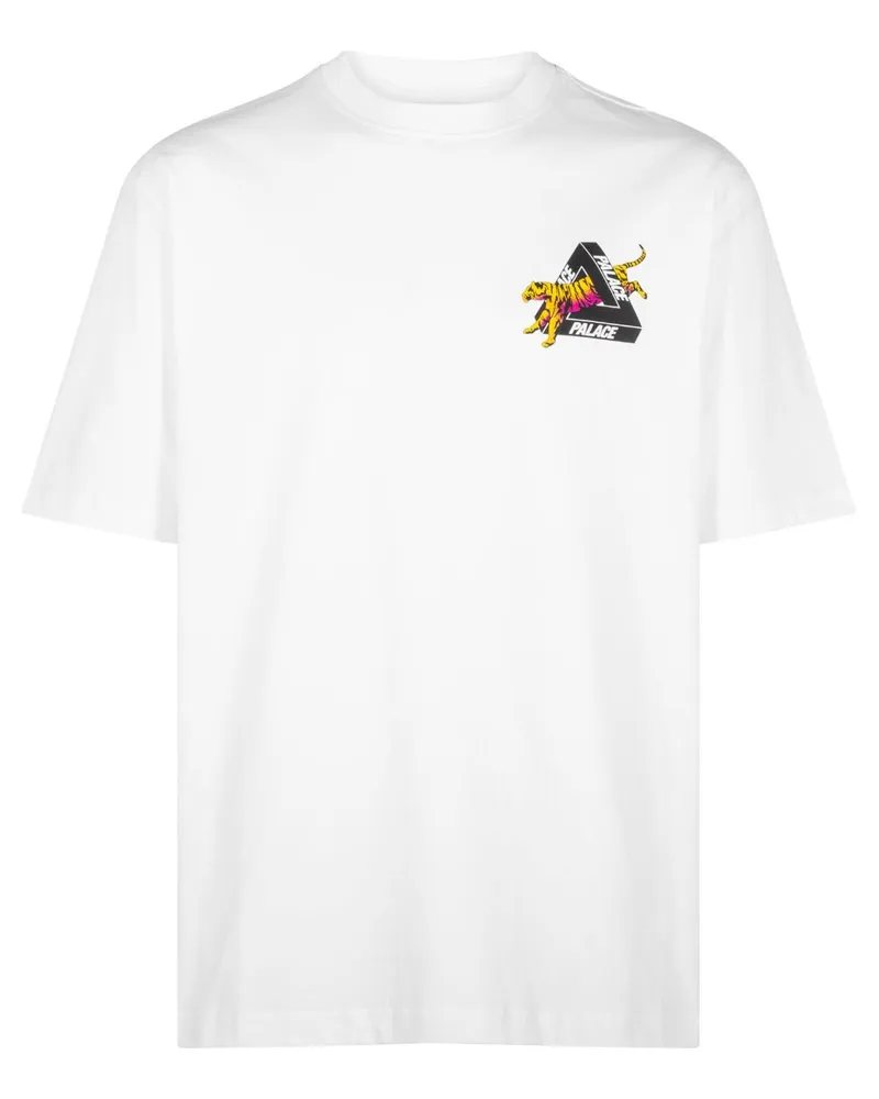 PALACE Seoul Exclusive Tiger Tri-Ferg "White" T-Shirt - Weiß Weiß