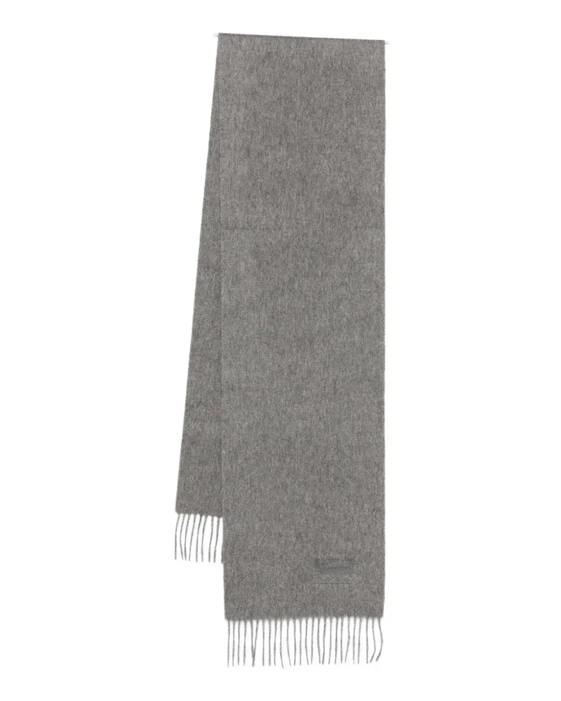 Paul Smith fringed-edge cashmere scarf - Grau Grau