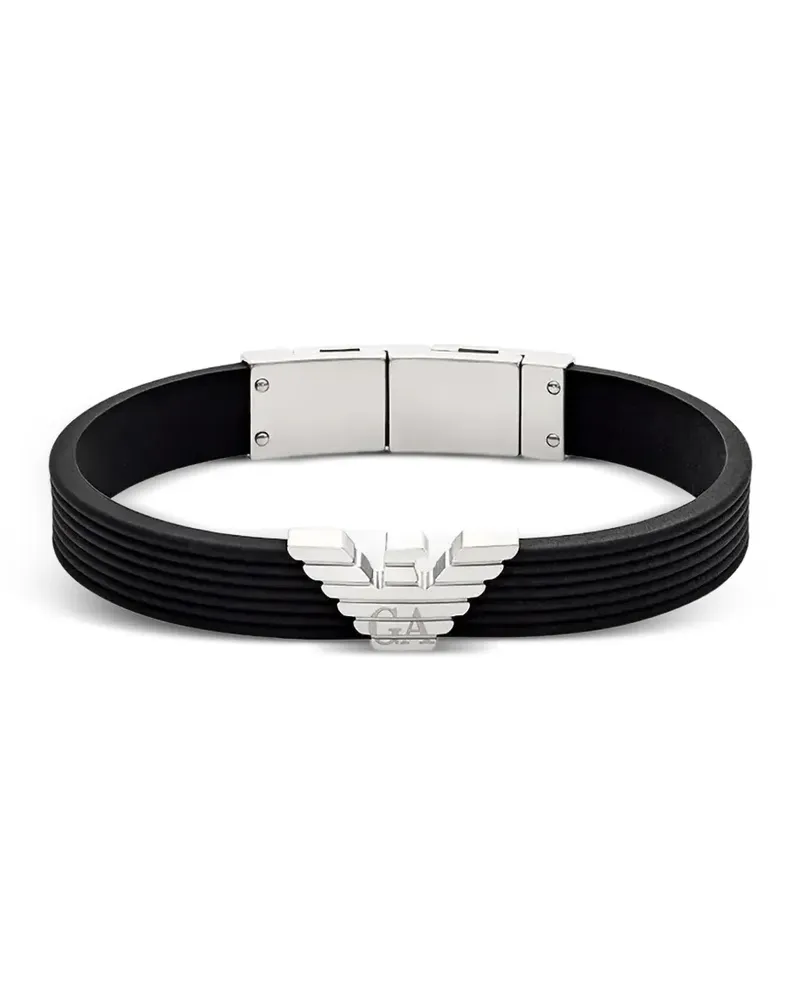 Emporio Armani Armband mit Logo - Silber Silber
