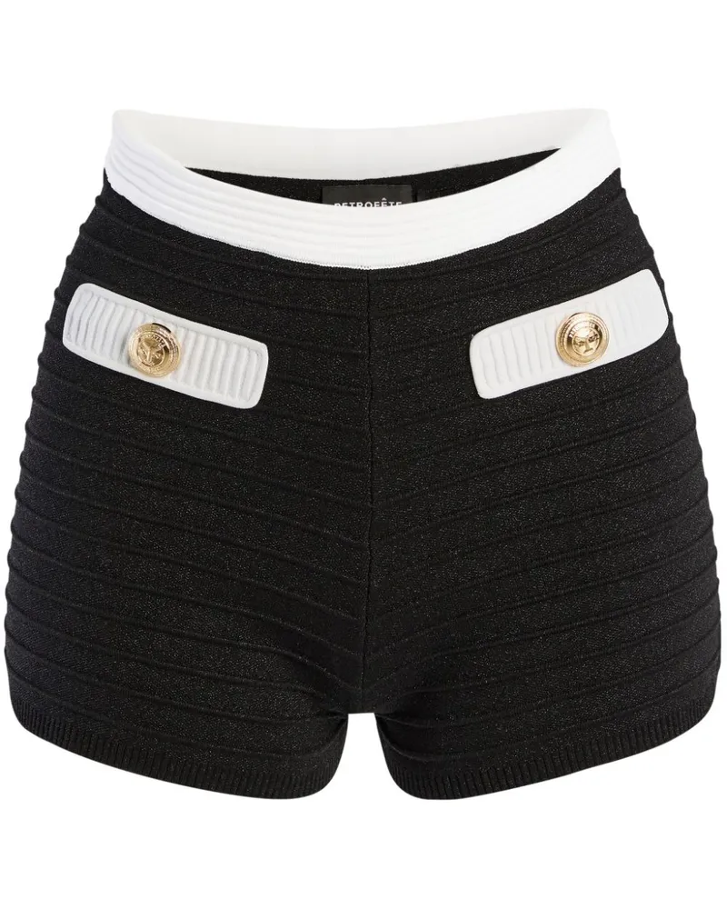 Retrofête Ashton Shorts - Schwarz Schwarz