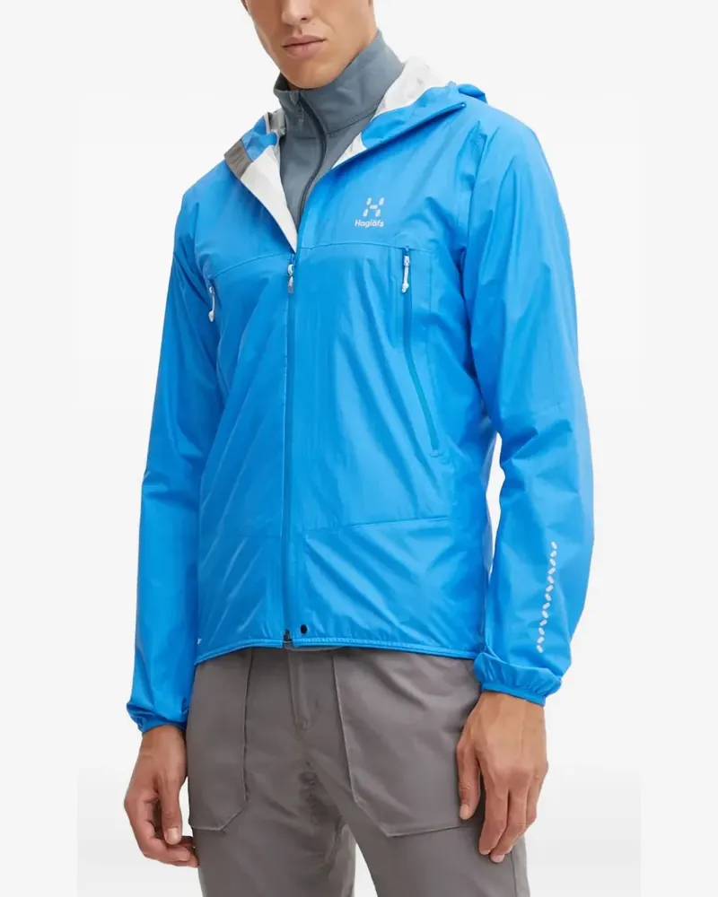 Haglöfs L.I zip-up hooded jacket - Blau Blau