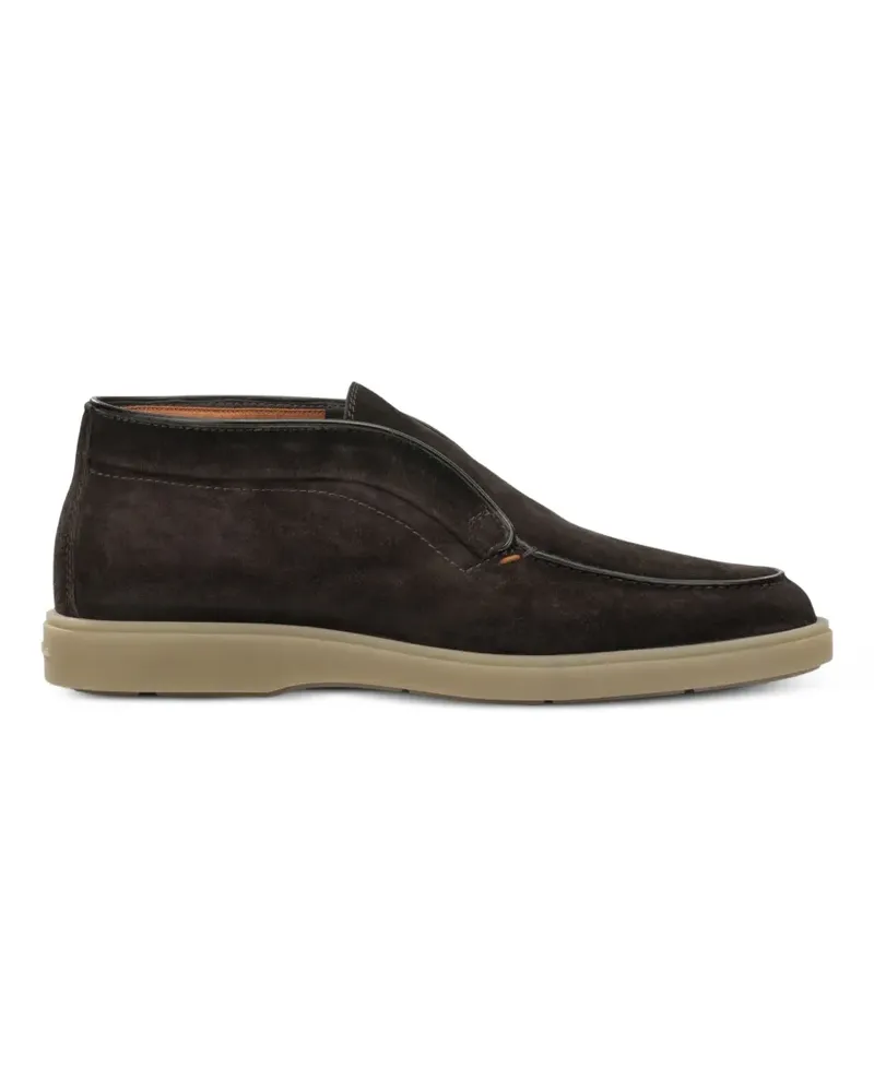 Santoni Loafer aus Wildleder - Braun Braun