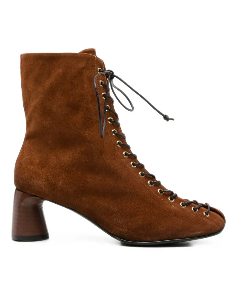 HALMANERA Schnürstiefel aus Wildleder - Braun Braun