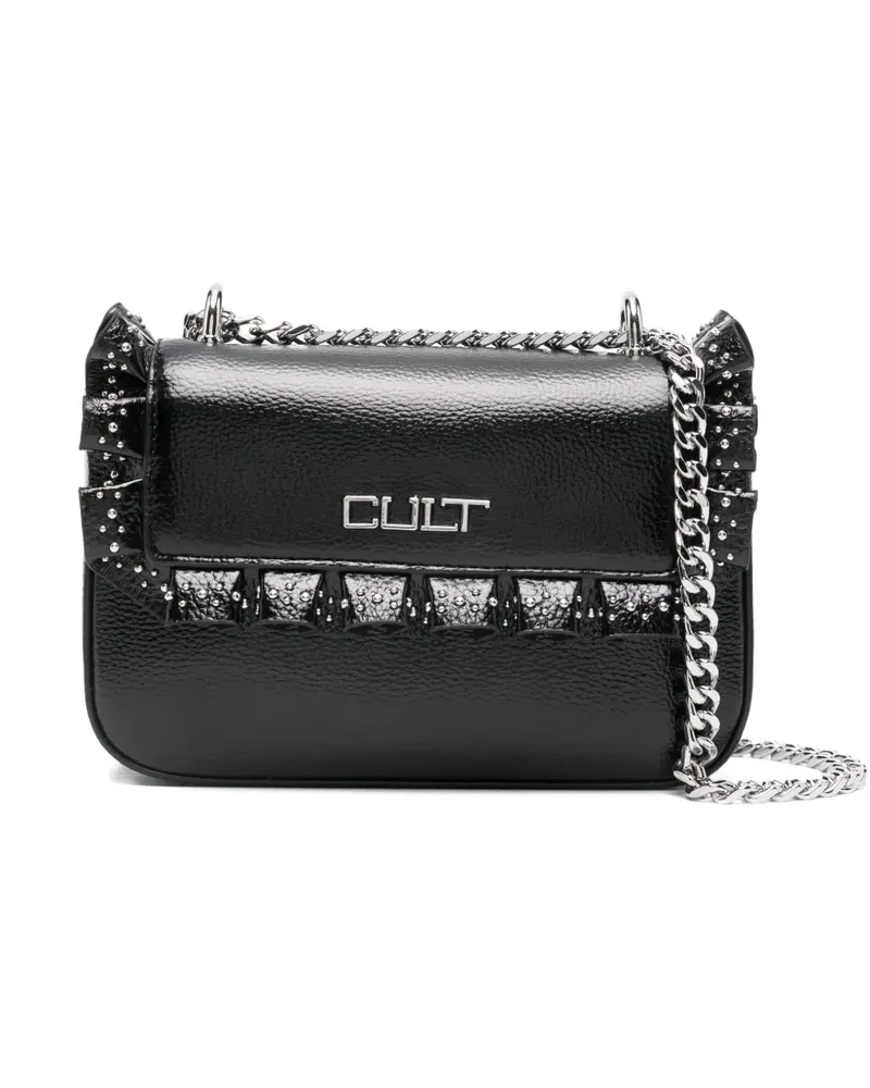 Cult Satchel-Tasche mit Nieten - Schwarz Schwarz