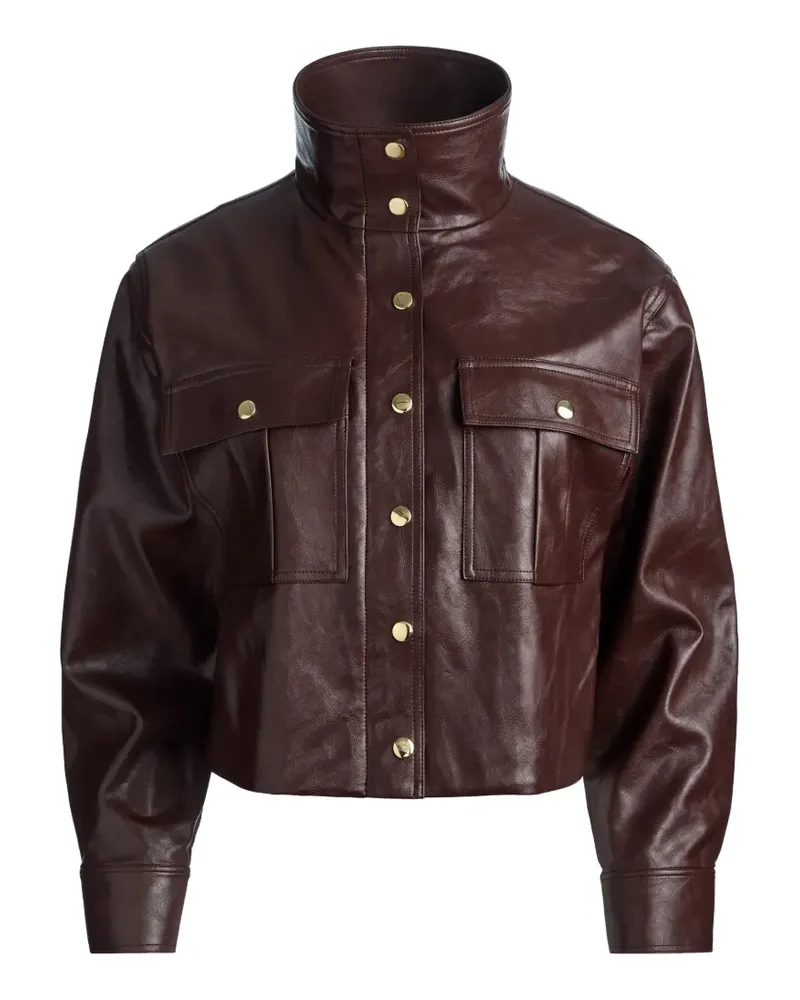 Alice + Olivia James Jacke mit U-Ausschnitt - Braun Braun