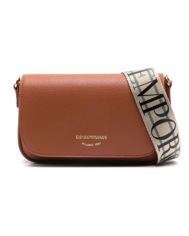 Emporio Armani Mini Schultertasche - Braun Braun