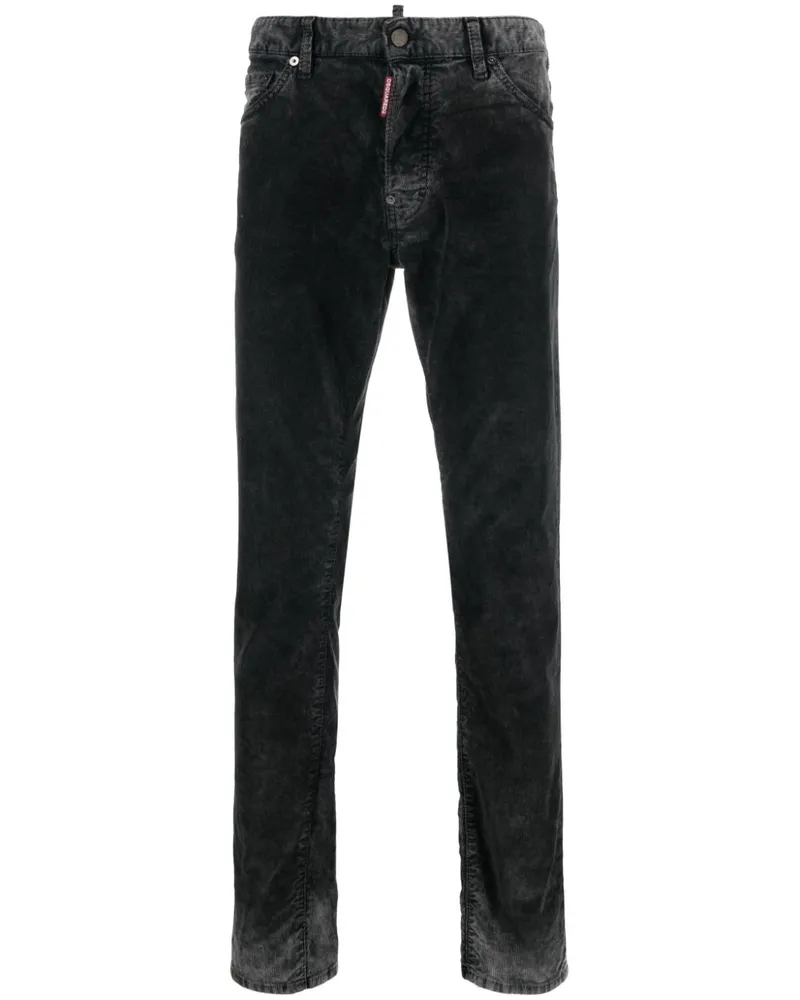 Dsquared2 Cool Guy Cordhose - Schwarz Schwarz