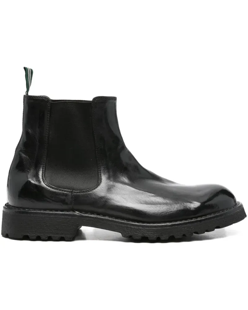 Green George Stiefel mit elastischen Einsätzen - Schwarz Schwarz