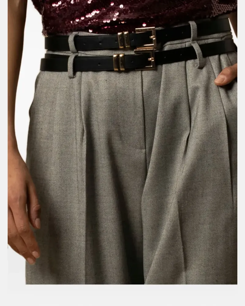 Kocca Gregor pleated-front trousers - Grau Grau