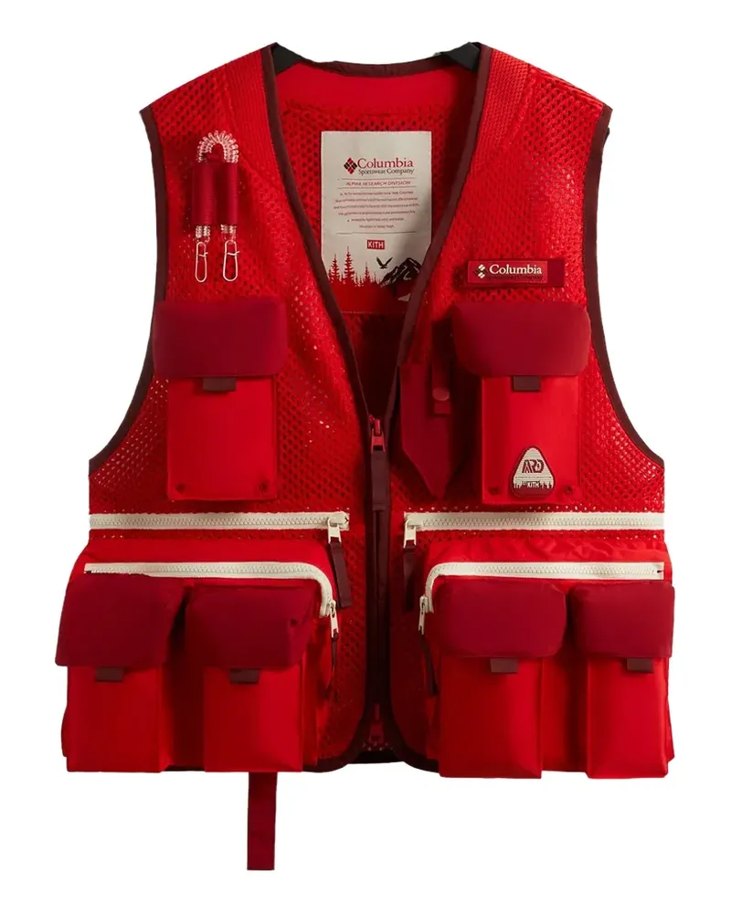 KITH x Columbia utility vest - Rot Rot
