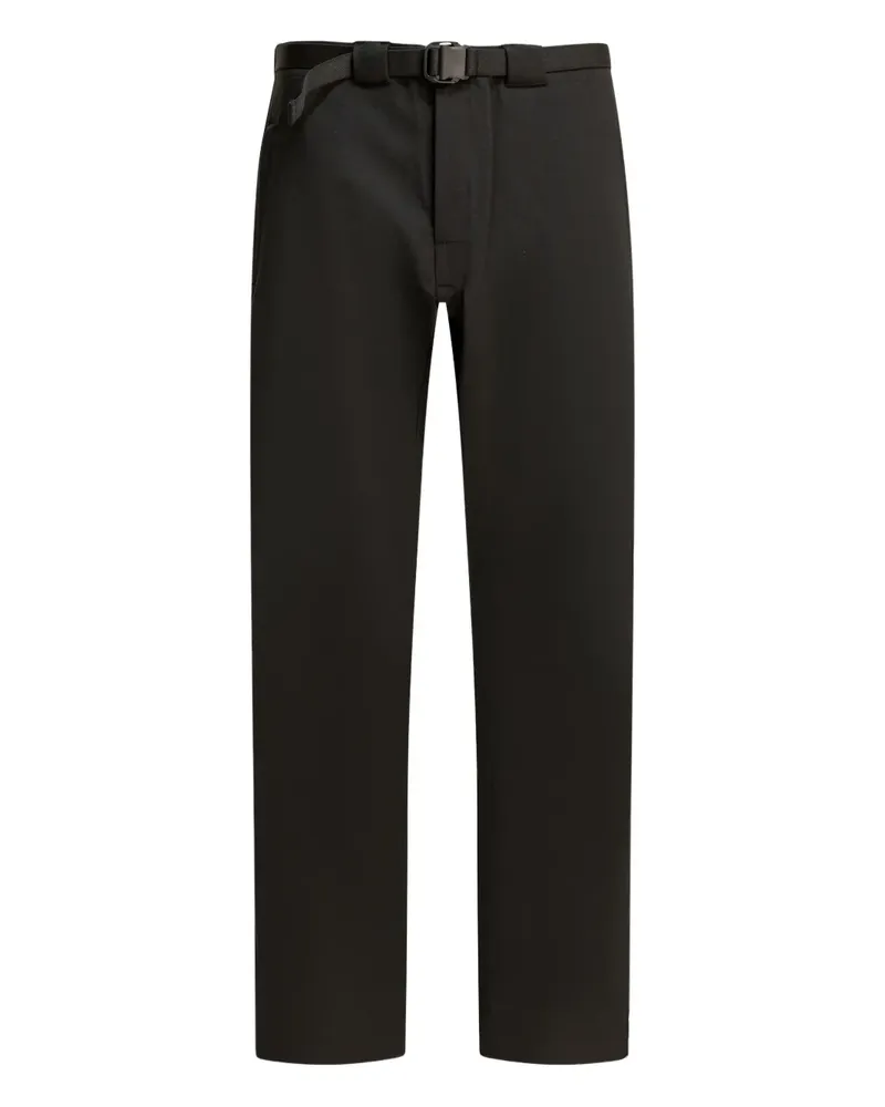 GR10K belt zip trousers - Schwarz Schwarz