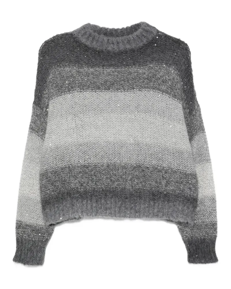 Antonelli Firenze Pullover mit Pailletten - Grau Grau