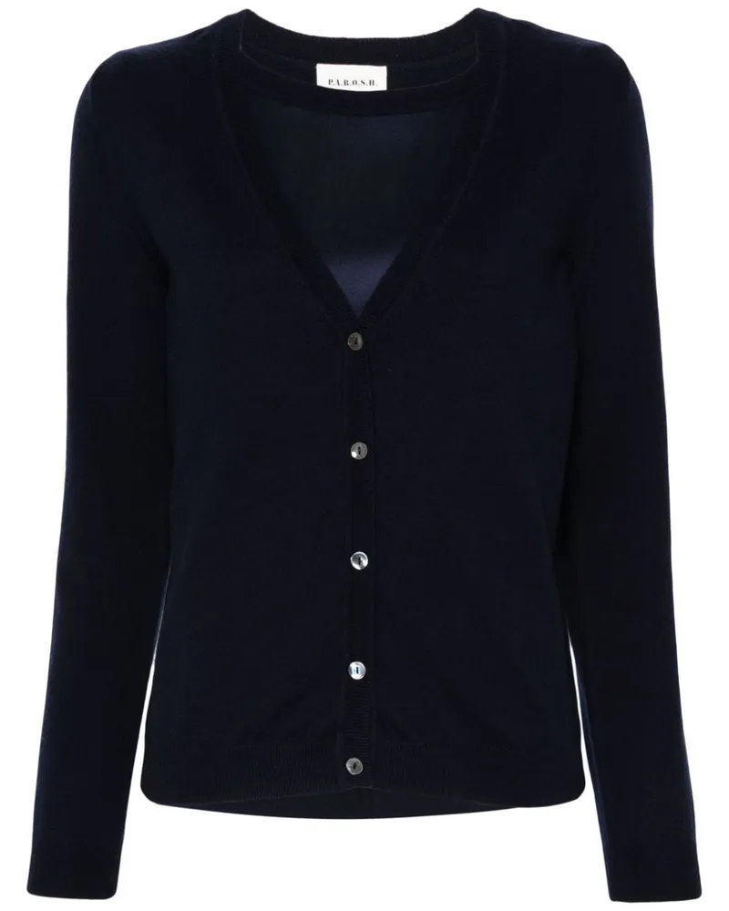 P.A.R.O.S.H. P.A.R.O H. Salty Cardigan - Blau Blau