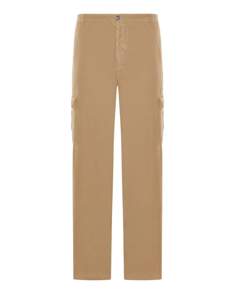 120% Lino linen cargo pants - Nude Nude