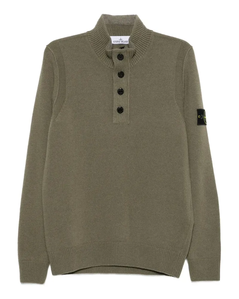 Stone Island Pullover mit Reißverschluss - Grün Grün