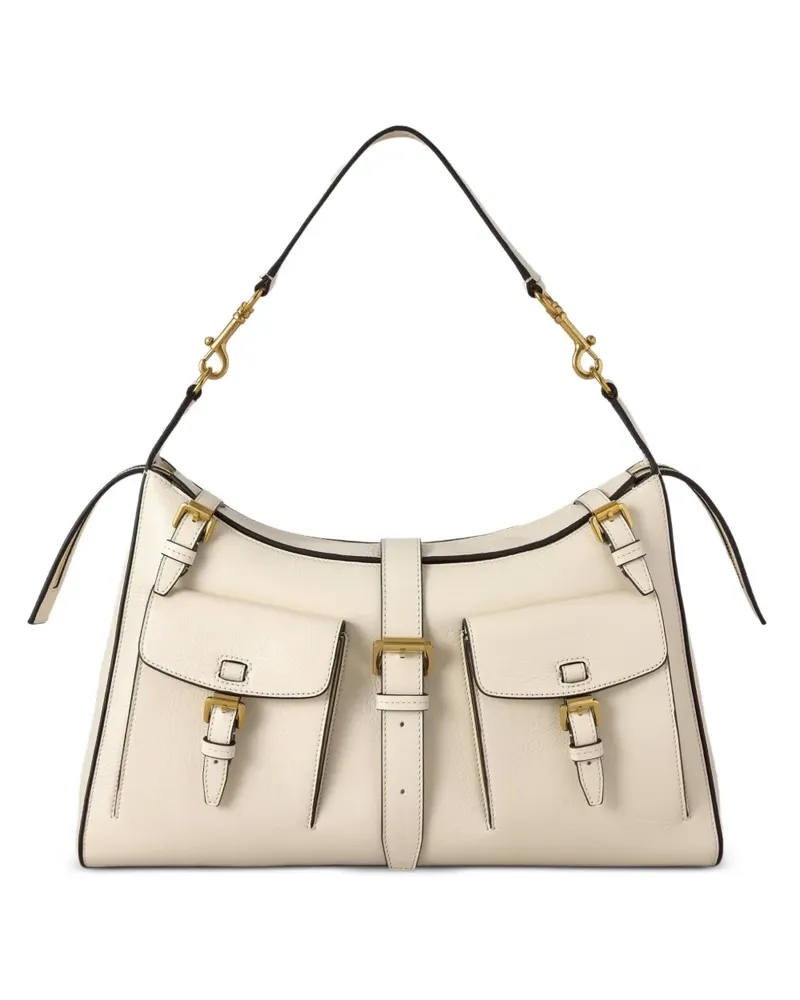 Mulberry Mini Roxanne Schultertasche mit Schnalle - Nude Nude