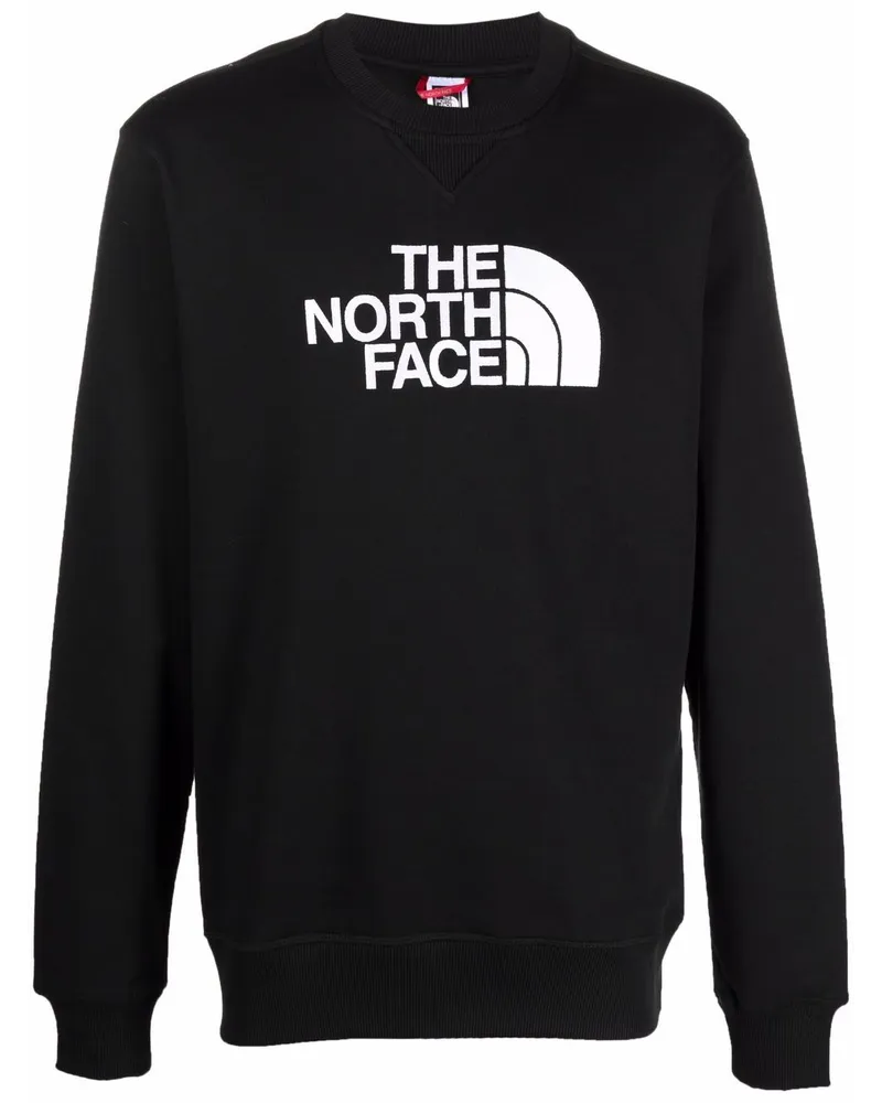 The North Face Sweatshirt mit Logo-Print Schwarz