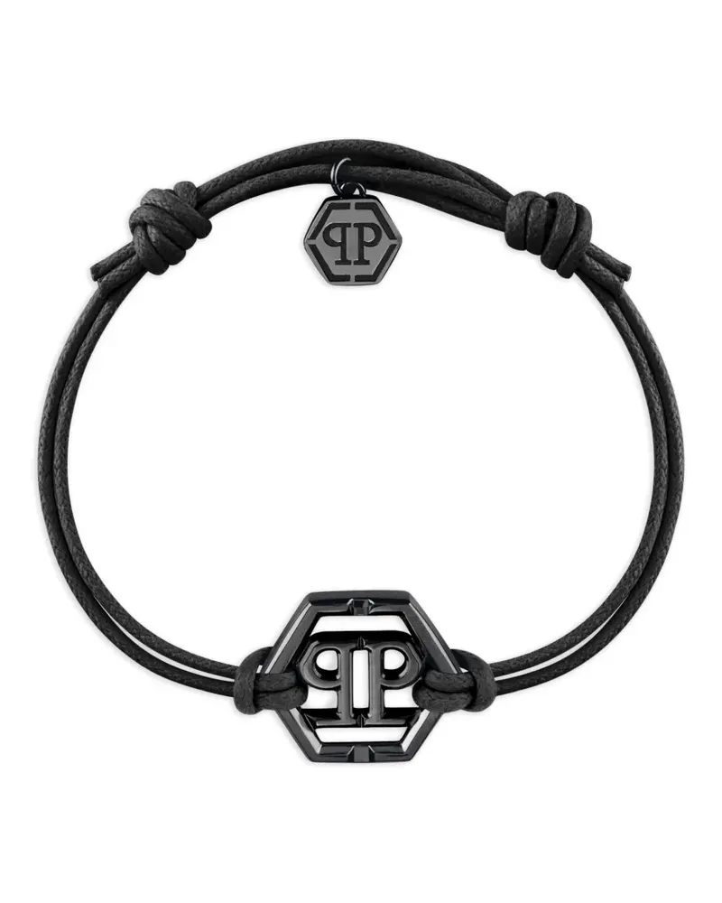 Philipp Plein Friendship Armband aus Edelstahl - Schwarz Schwarz
