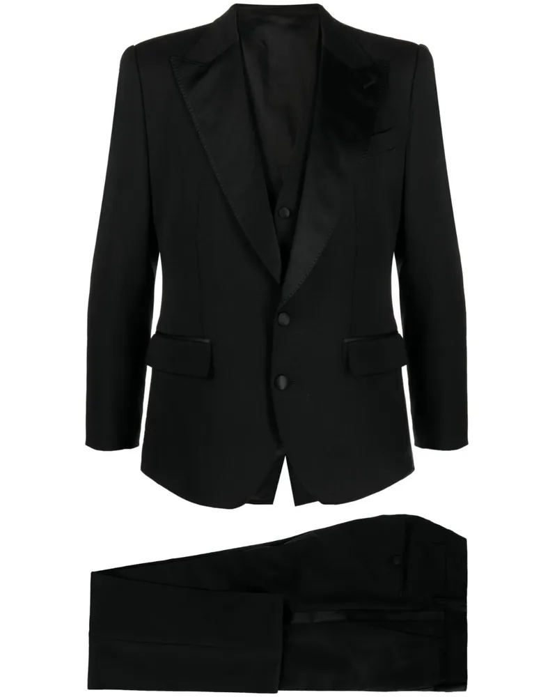Dolce & Gabbana Dreiteiliger Smoking - Schwarz Schwarz