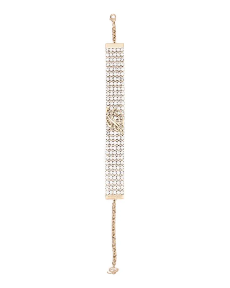 Blumarine Halskette mit Kristallen - Gold Gold