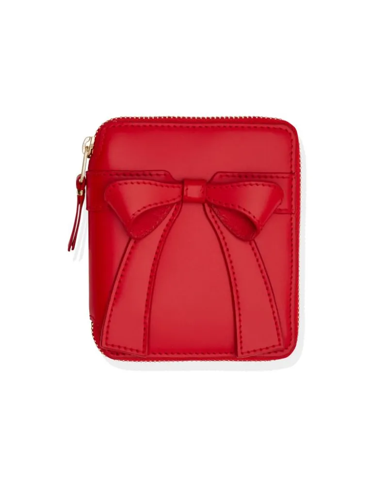 Comme des Garçons Big Bow Portemonnaie - Rot Rot