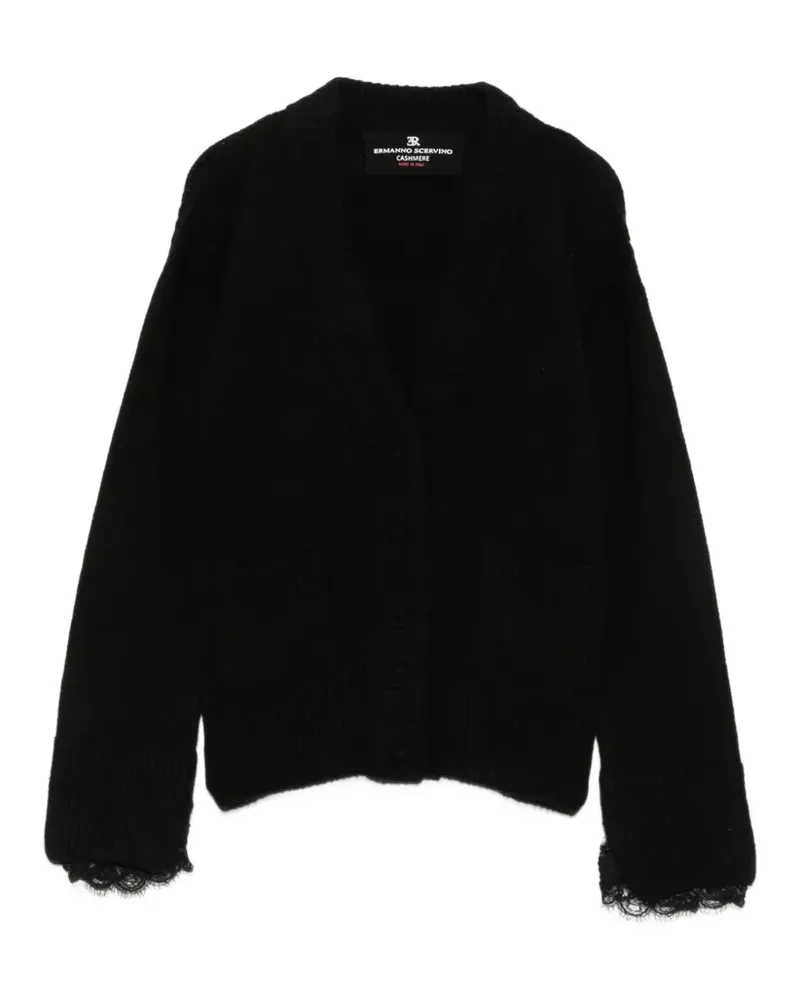 Ermanno Scervino Cardigan mit Spitze - Blau Blau