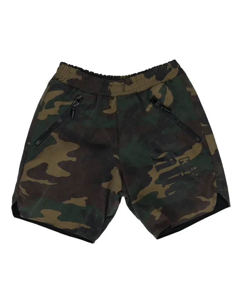 RHUDE x Kith camouflage-print zip-pocket swim shorts - Grün Grün