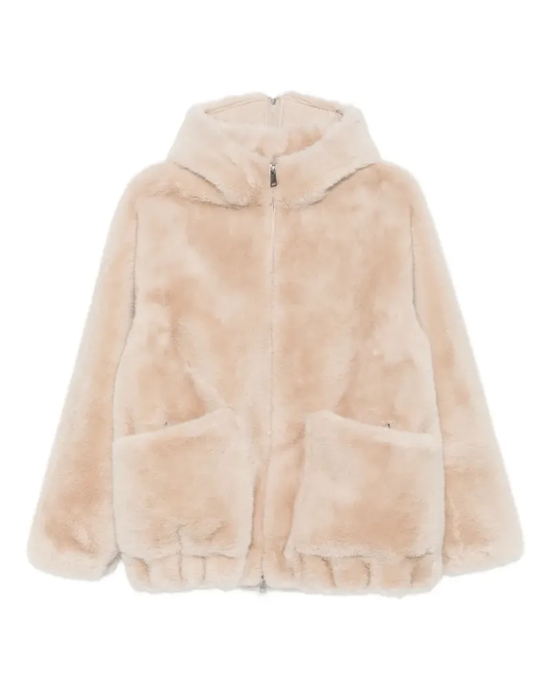Urbancode Kapuzenjacke mit Reißverschluss - Nude Nude