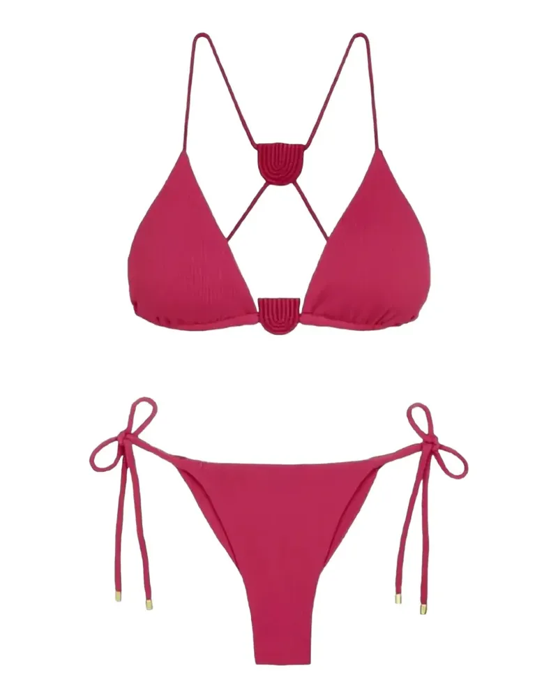 ViX Strukturierter Firenze Yara Bikini - Rosa Rosa