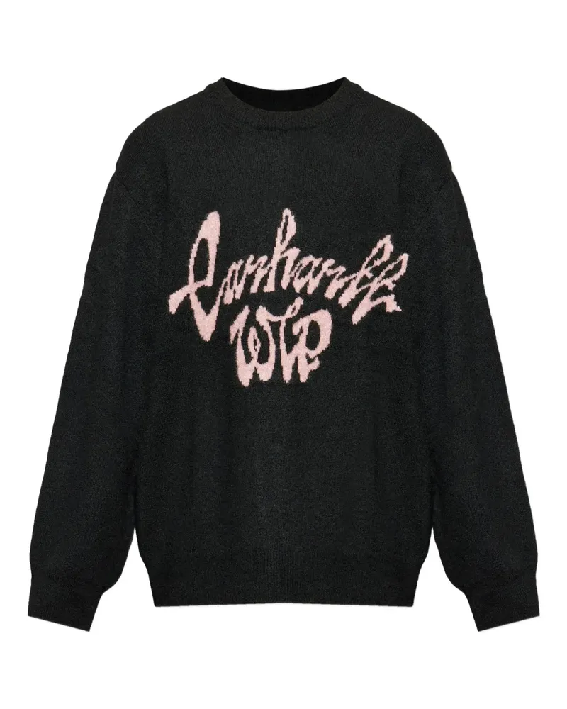 Carhartt WIP Chedda Pullover mit Logo - Schwarz Schwarz