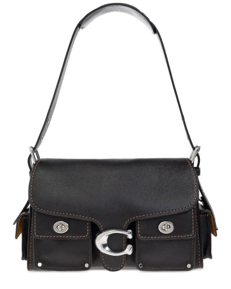 Coach Cargo Turnlock Soft Tabby Schultertasche - Schwarz Schwarz