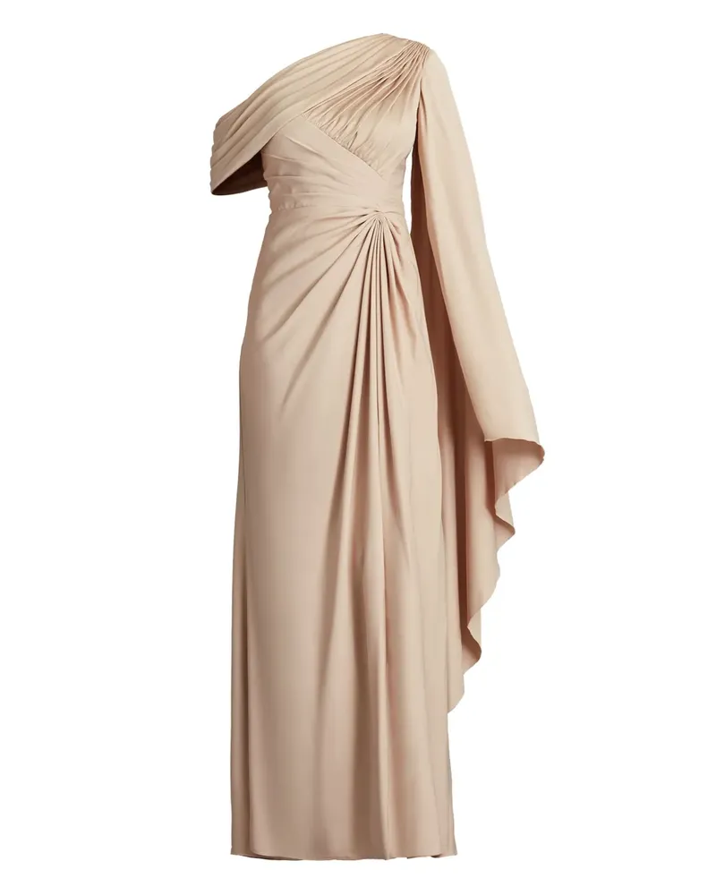 Tadashi Shoji Asymmetrisches Kleid - Nude Nude
