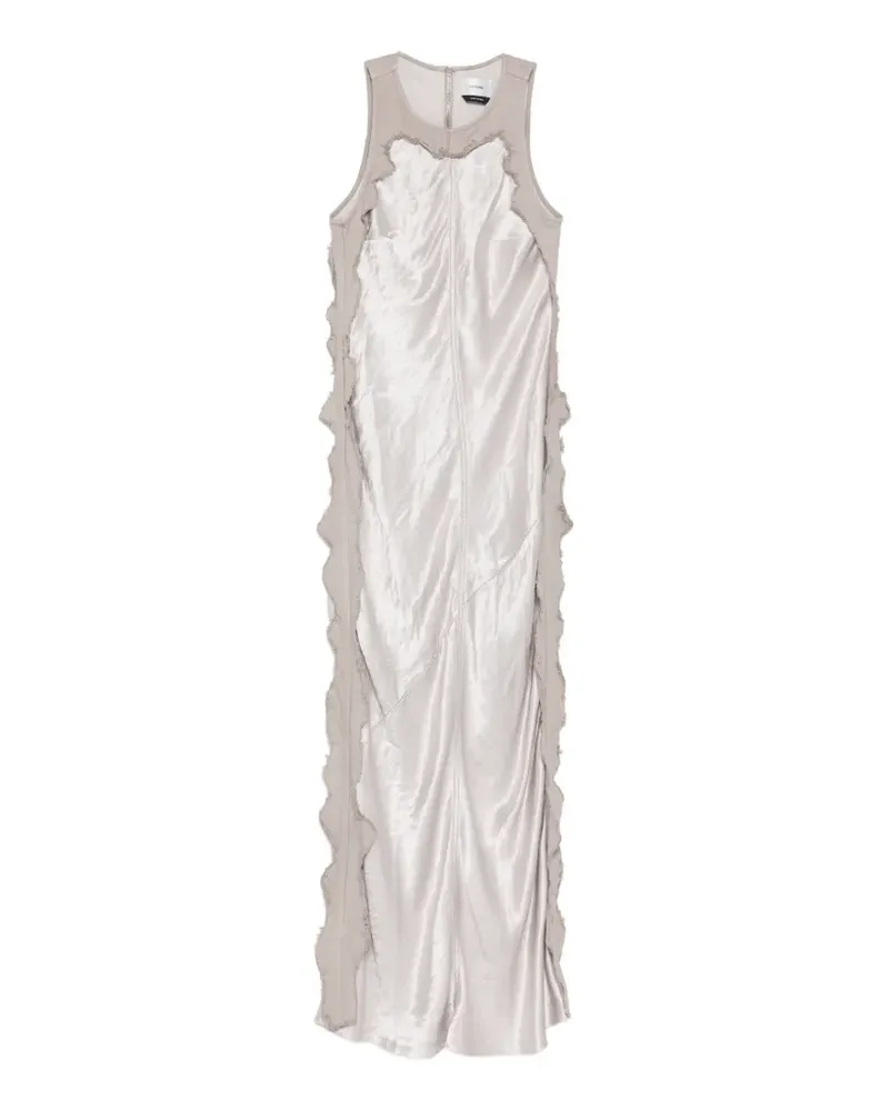Haikure Toto frayed-edge dress - Silber Silber