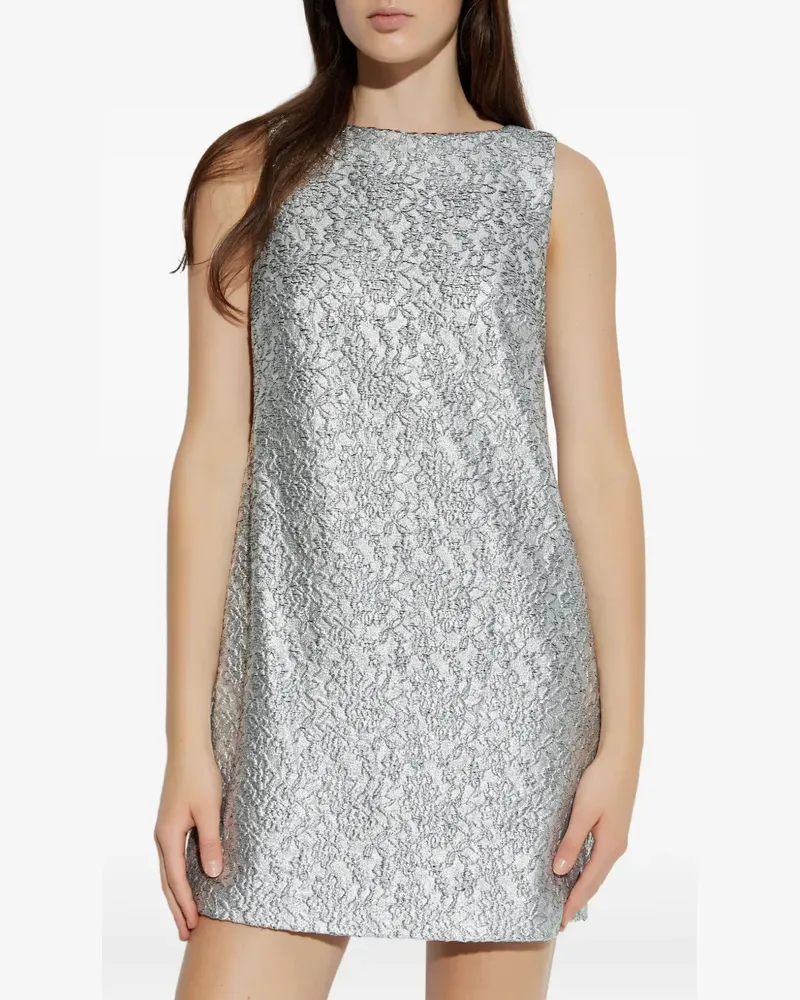 Kate Spade Foil Lace Minikleid - Grau Grau