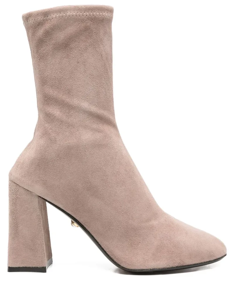 Alevì 90mm block-heel boots - Braun Braun